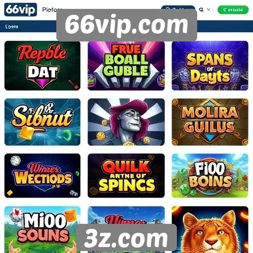 Jogos mais acessados em 66vip.com